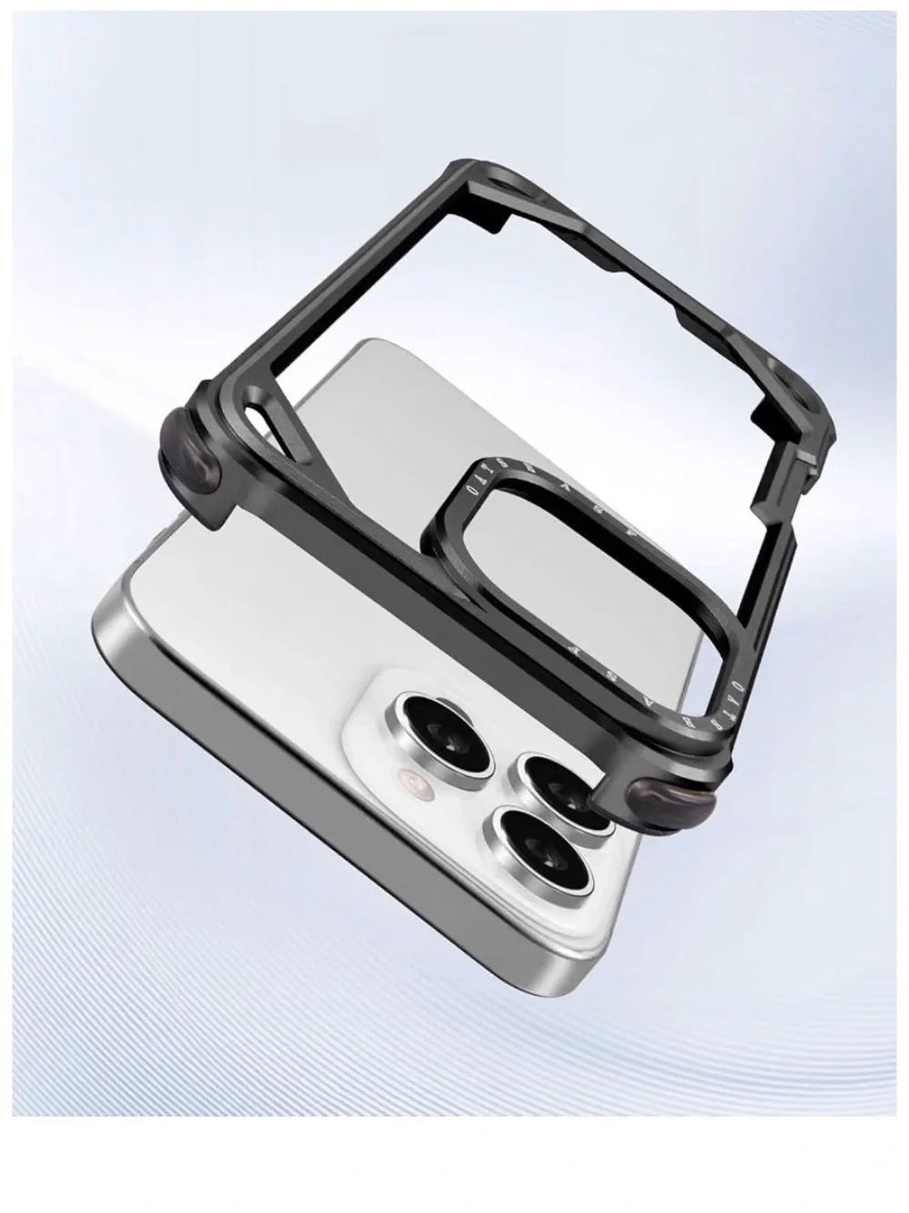 Black Aluminum Frame metal case  for iPhone 16 Pro NEW
